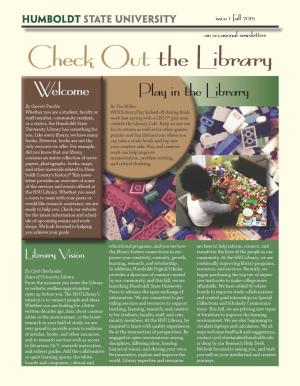 Library Newsletter Fall 2015