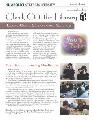 image of Fall 2018 Library newsletter