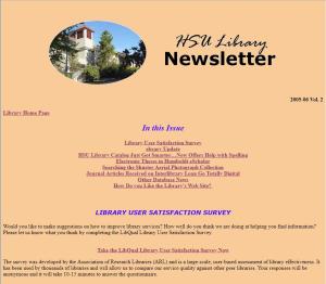 Library Newsletter Spring 2006