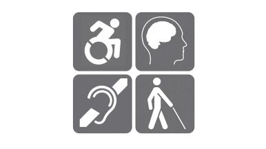 image of various disability graphics