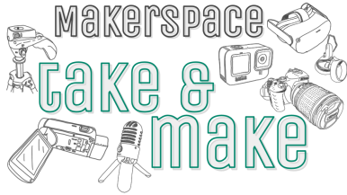 graphic for Makerspace Take & Make equipment