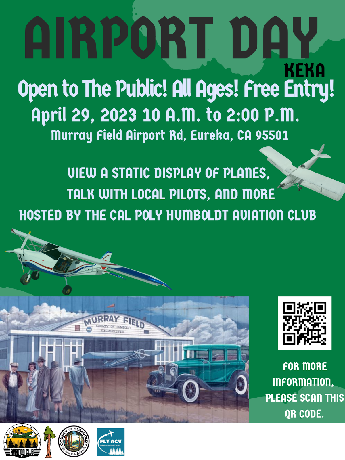 flyer for Airport Day 2023