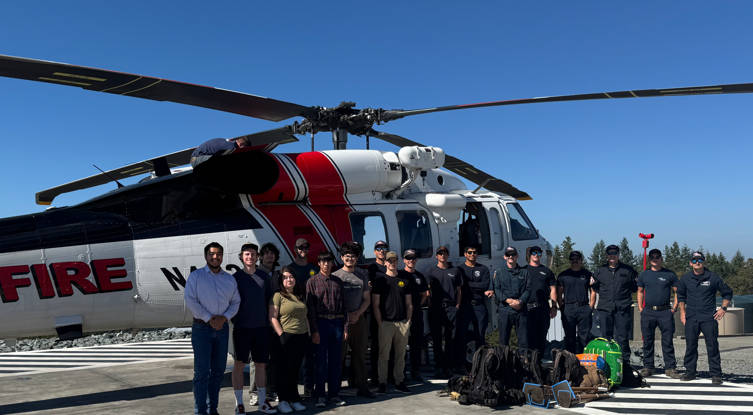 image of CDF's Sikorsky S-70i Firehawk