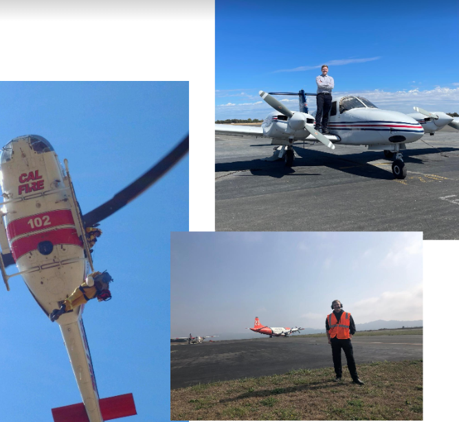 images of Tylor Lake and his aircraft